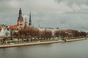 Panorama view of Rīga Old Town